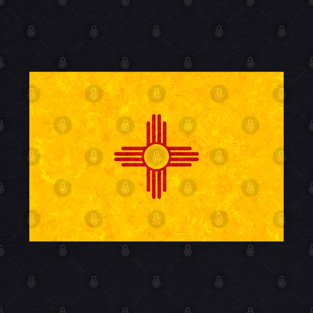 State flag of New Mexico by Enzwell